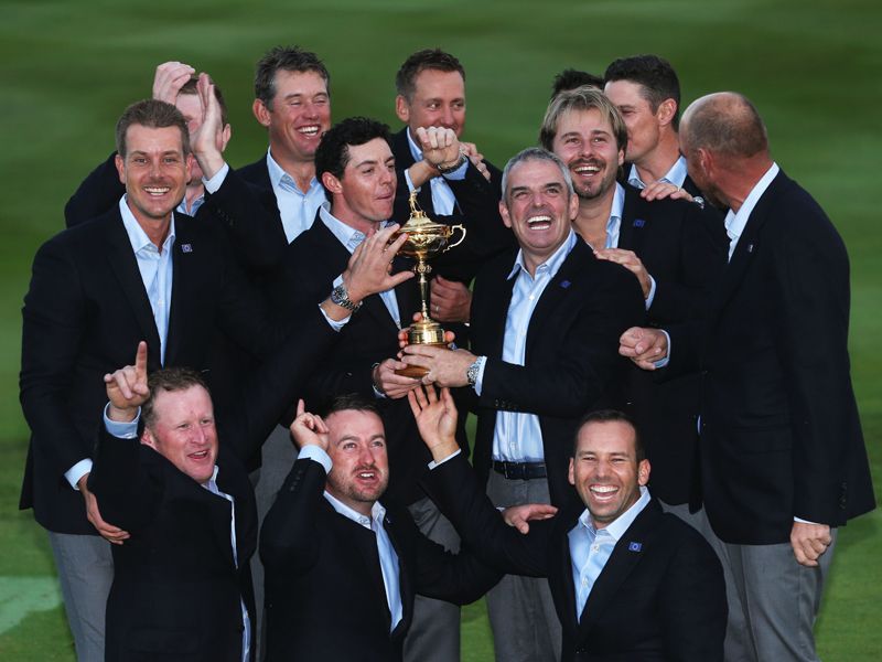 Europe&#039;s Ryder Cup winning team