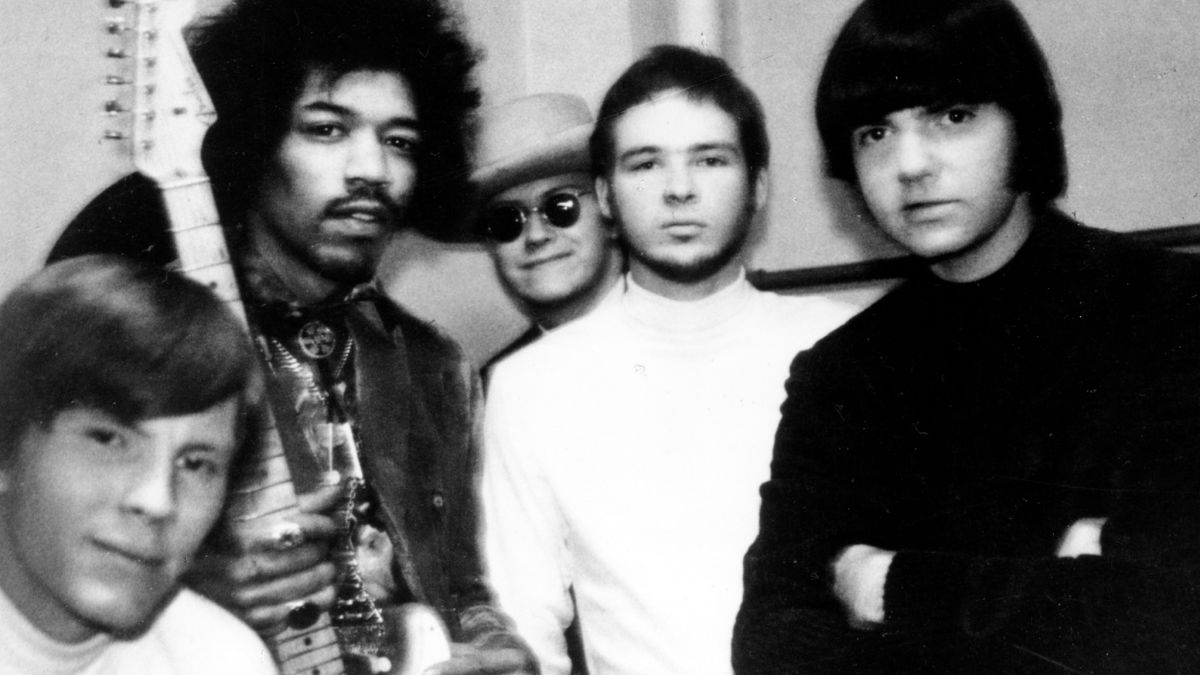 Jimi Hendrix and the Moving Sidewalks in 1968