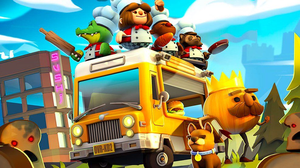 Overcooked 2 promo art.