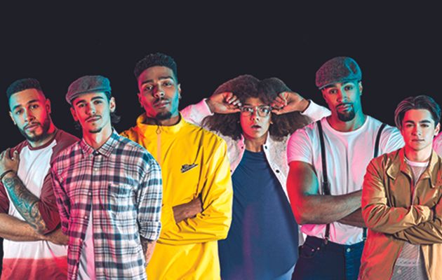 Jordan Banjo has been busy charming the nation on I’m a Celebrity but he always has time to reunite with his brother, Ashley, and the rest of Diversity.