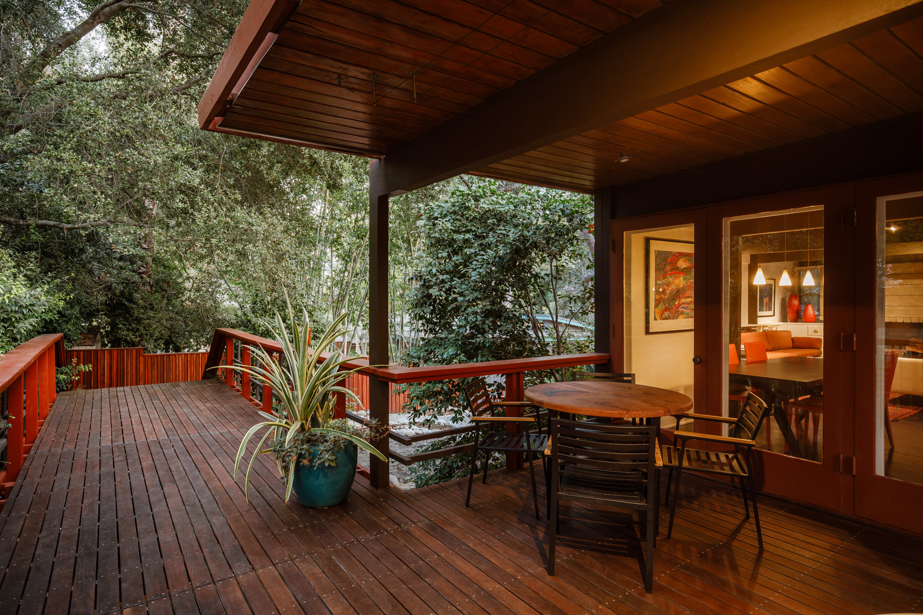 External deck, Norton House, Buff, Straub &amp;amp; Hensman, 1954