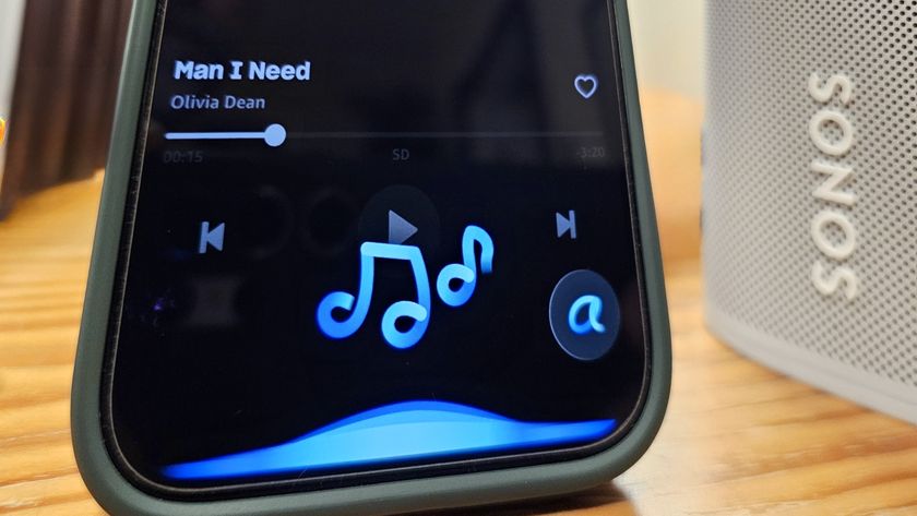 A selection of Sonos products and AI in music apps, to suggest the crossover (and rivalry) 