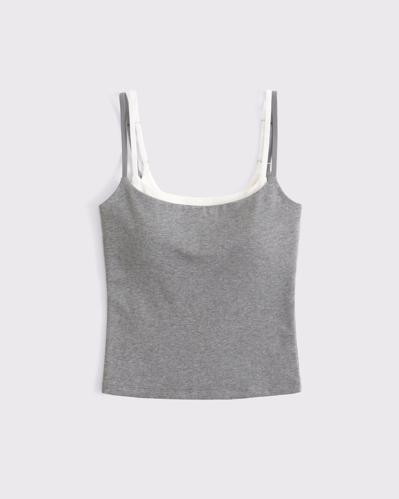 Bra-Free Double-Layered 90s Cami