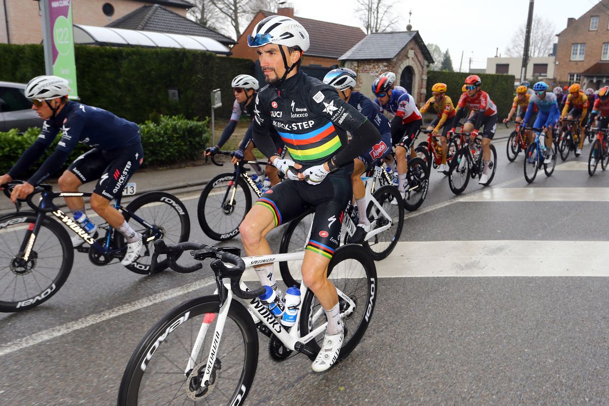 De Brabantse Pijl - La Fleche Brabanconne 2022 - 62nd Edition - Leuven - Overijse 205,1 km - 13/04/2022 - Julian Alaphilippe (FRA - Quick-Step Alpha Vinyl Team) - photo Jan De Meuleneir/PN/SprintCyclingAgency&Acirc;&copy;2022