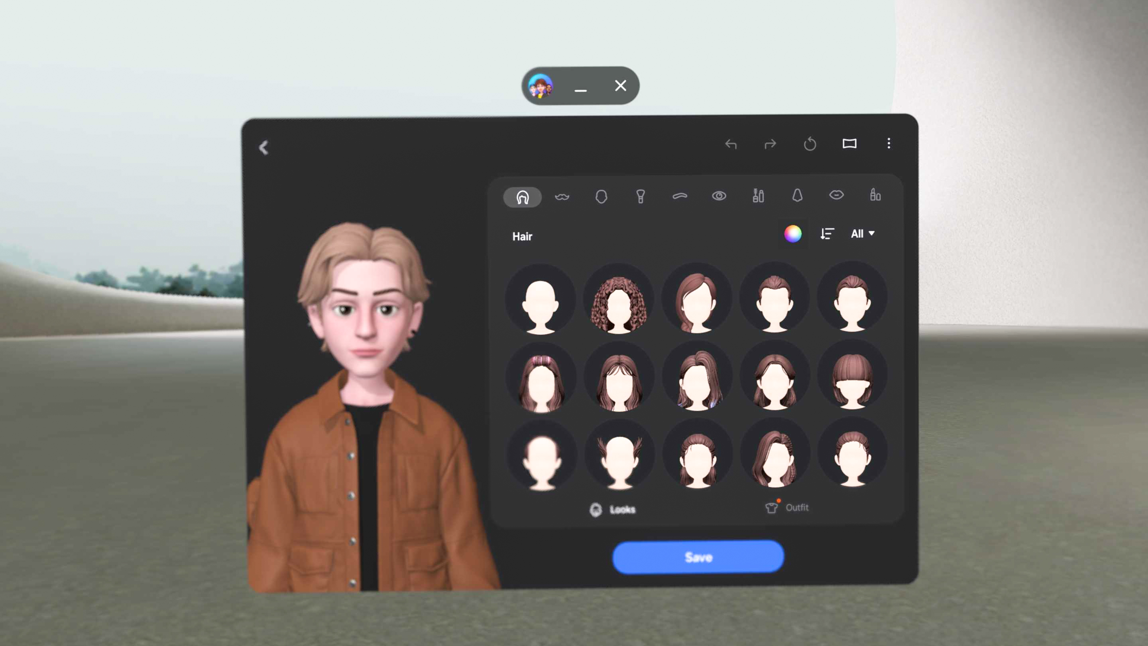 Galaxy XR Avatar app