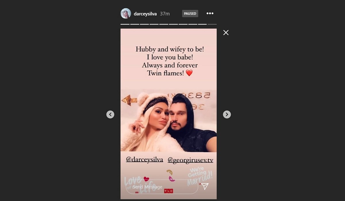 Darcey Silva and Georgi Rusev Via Darcey's Instagram