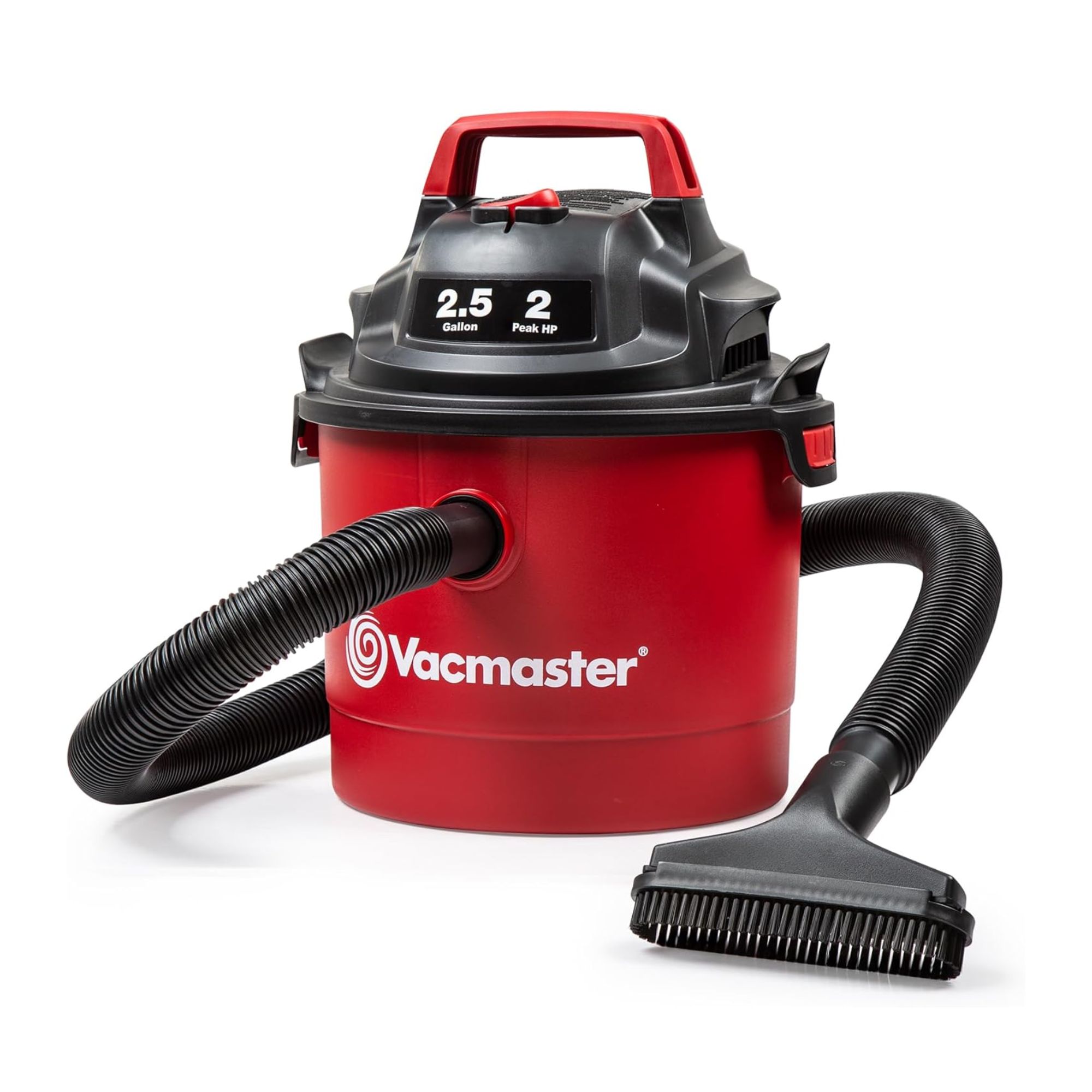 Vacmaster 2.5-Gallon* 2 Peak HP Wall Mountable Wet/Dry Vacuum