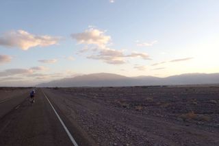 A look at the base of Daylight Pass from where it begins: below sea level