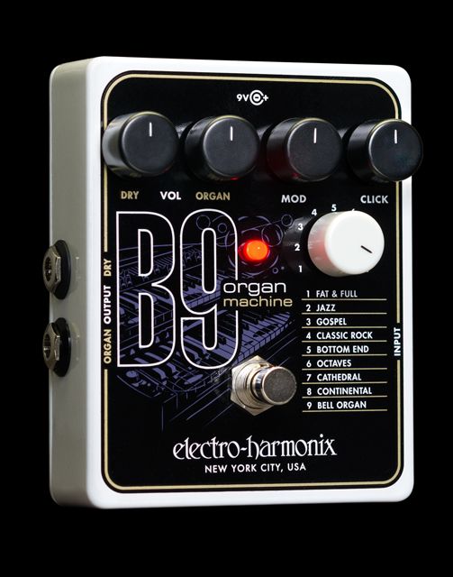 Electro-Harmonix Unveils B9 Organ Machine Pedal —Demo Video