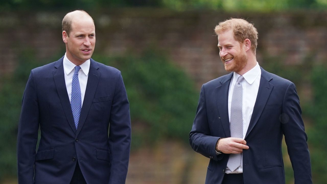 Prince William and Harry are working on their relationship, a source claims 