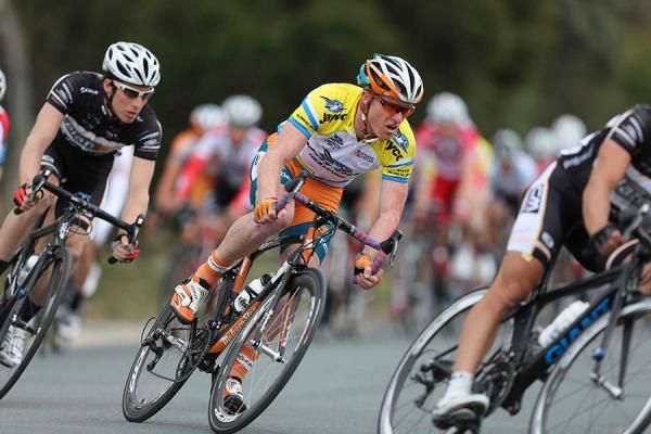 Half way through the Tour of the Murray River and Joel Pearson (Genesys) is in the lead