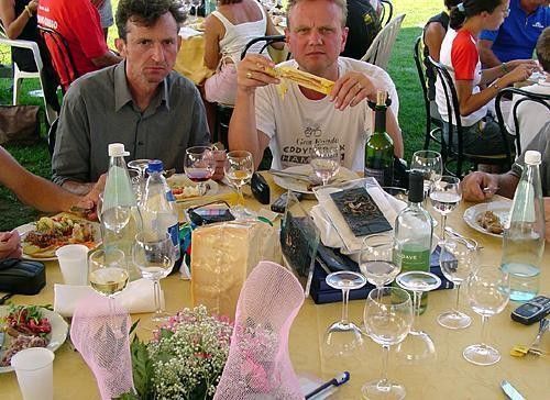 The prize-laden (mostly) Dutch table.
