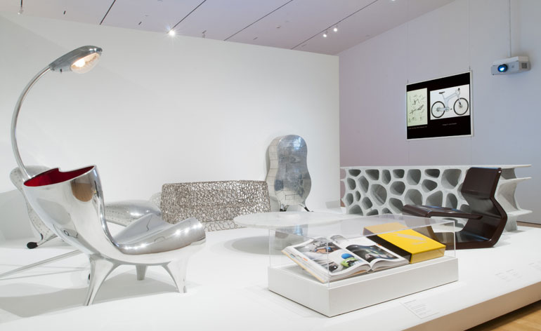 Marc Newson's solo US show presents his oeuvre in a domestic setting