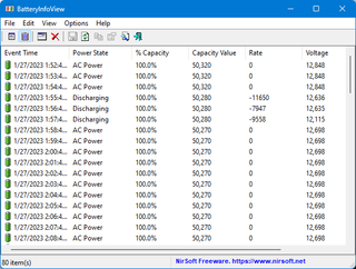 Battery Log