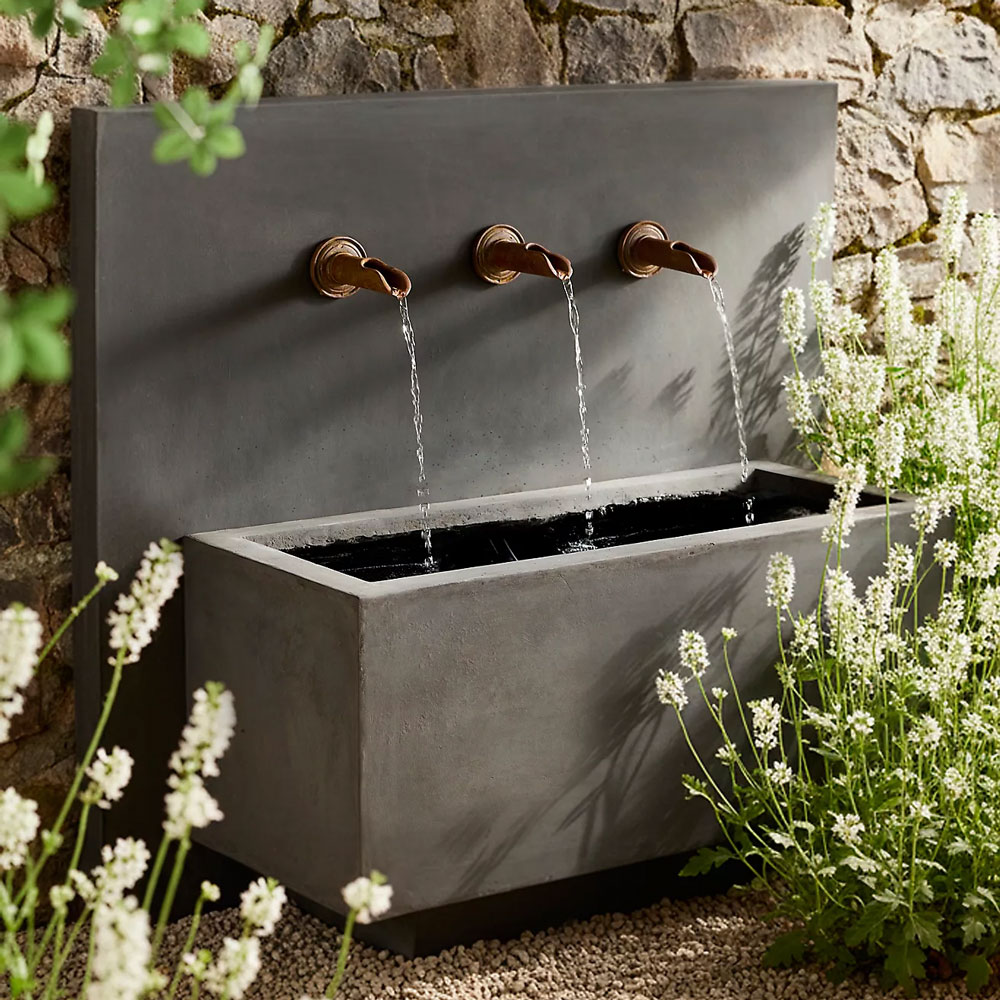 Anthropologie stone fountain