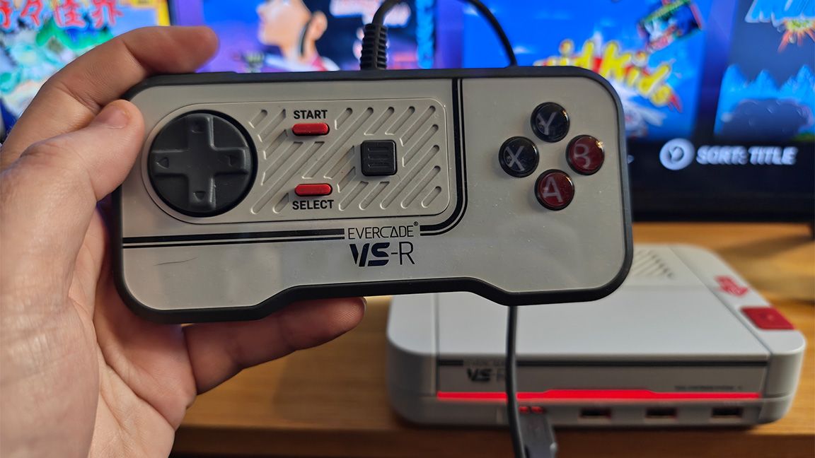 Evercade EXP-R and VS-R; retro consoles
