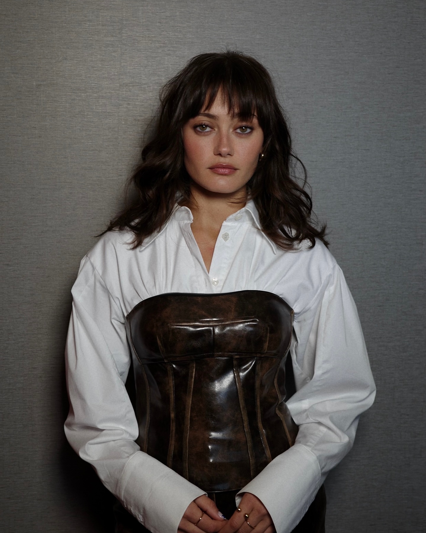 Ella Purnell with mid-length hairstyle