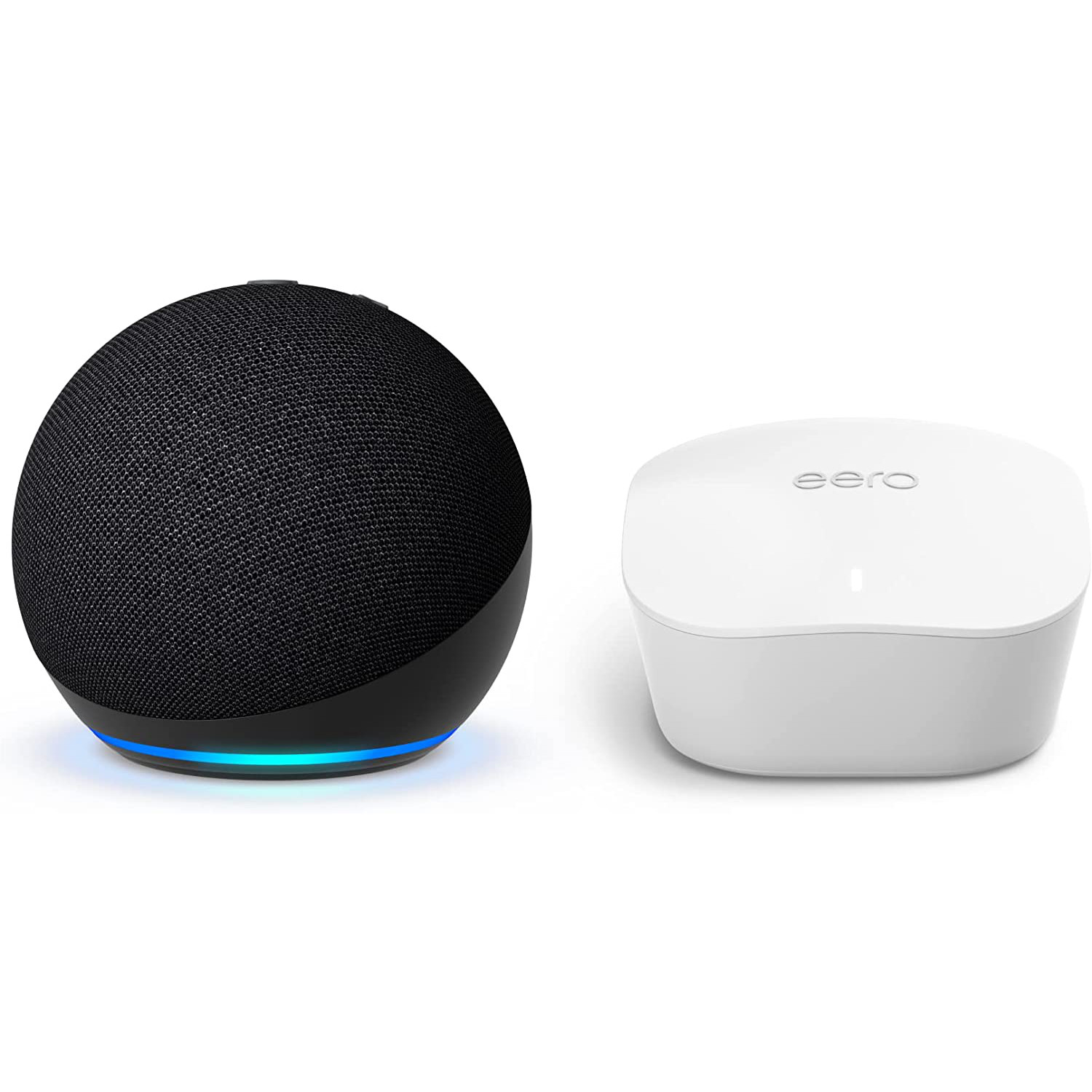 Eero mesh Wi-Fi yönlendiricili Amazon Echo Dot (5. nesil) Charcoal