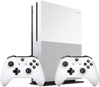 Xbox one s console two hot sale controller bundle