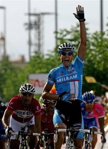 Petacchi is elated to finally get a stage win