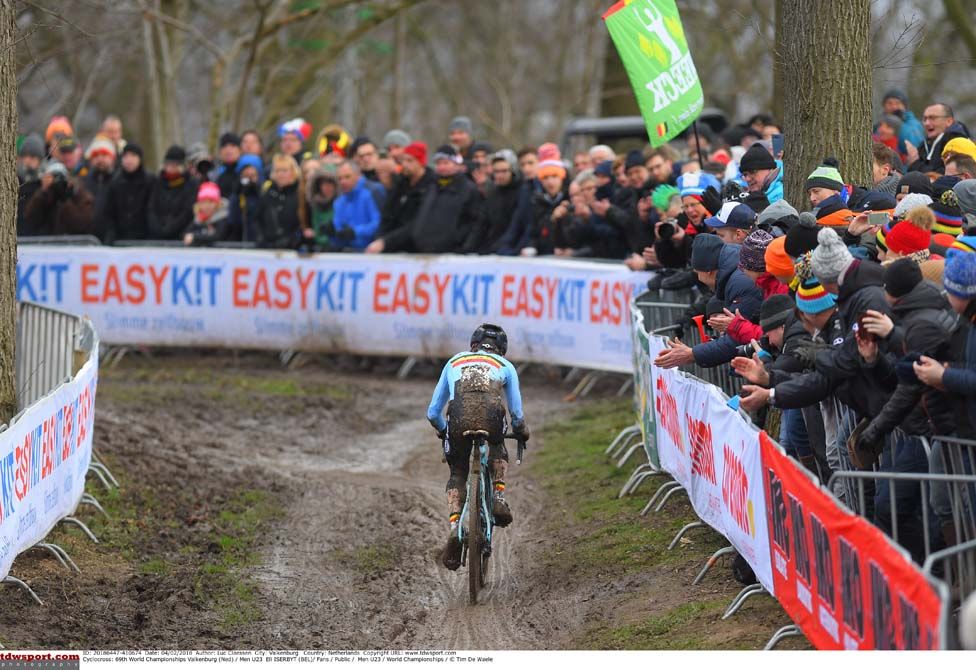 Eli Iserbyt (Belgium) won the U23 race at the Cyclo-cross Worlds