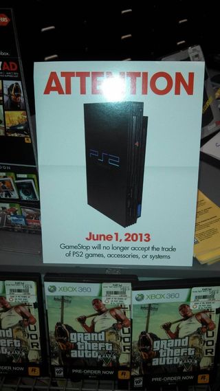 GameStop PS2 Trade-ins