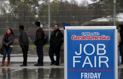 A job fair in California.