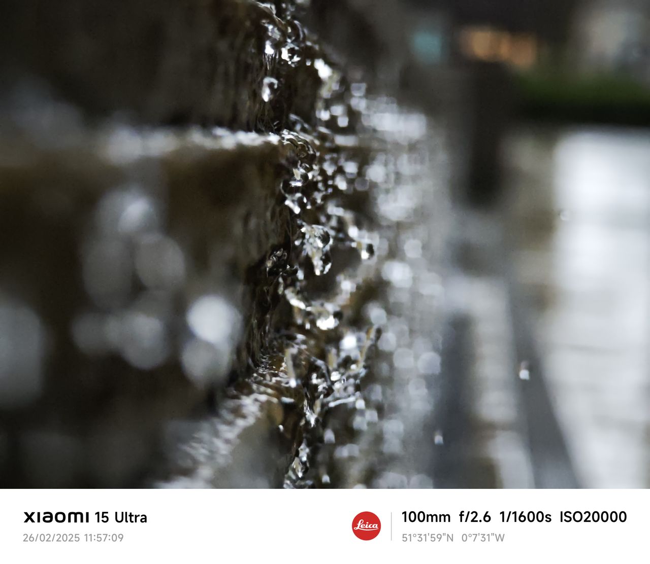 Xiaomi 15 Ultra camera sample telephoto droplets manual