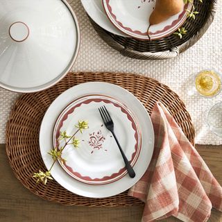 Pottery Barn fall table decor