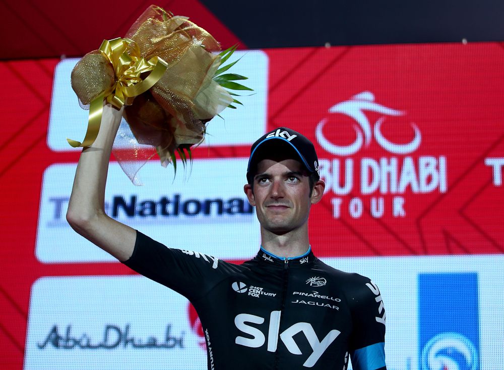 Wout Poels finished third overall in Abu Dhabi.