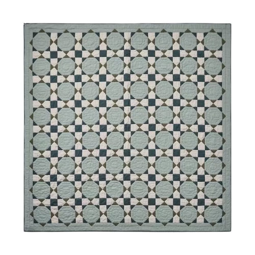 John Lewis, Diamond Patchwork Quilt, Sage