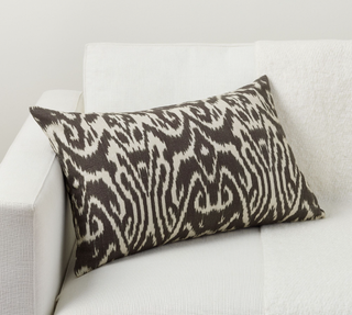 ikat throw pillow