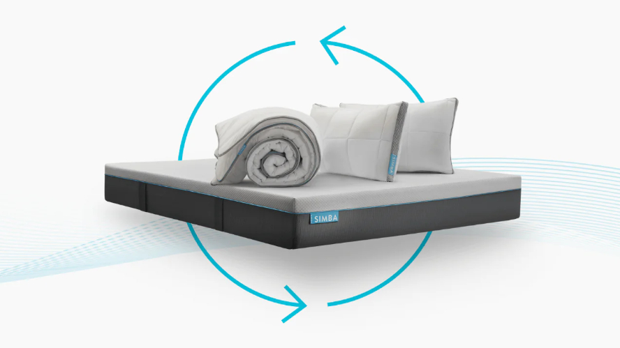 Key art of Simba mattress refurbished program