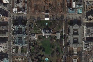 The White House on Google Earth.