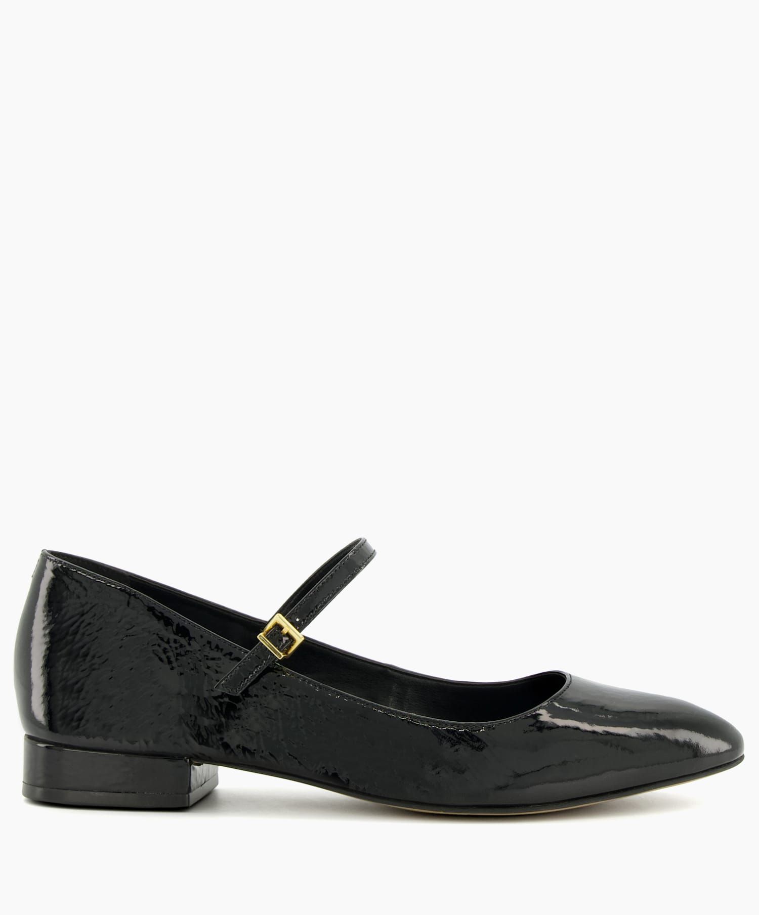 Dune , Helenas Leather Ballet Flat With Elastic Strap