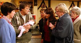 In Corrie, Tracy conned poor Roy into thinking he'd fathered her daughter, Amy - Roy and Hayley paid thousands for her, but when Tracy revealed Amy was Steve's, the pair were heartbroken....