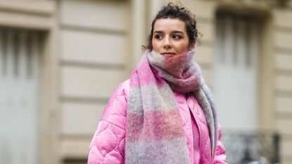 Cold Shoulder Sweater & Cozy Scarf