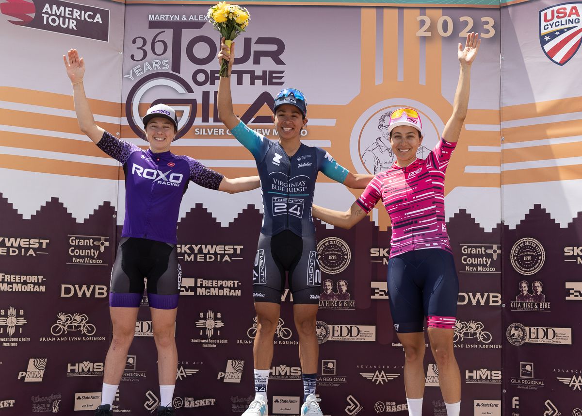Women's stage podium