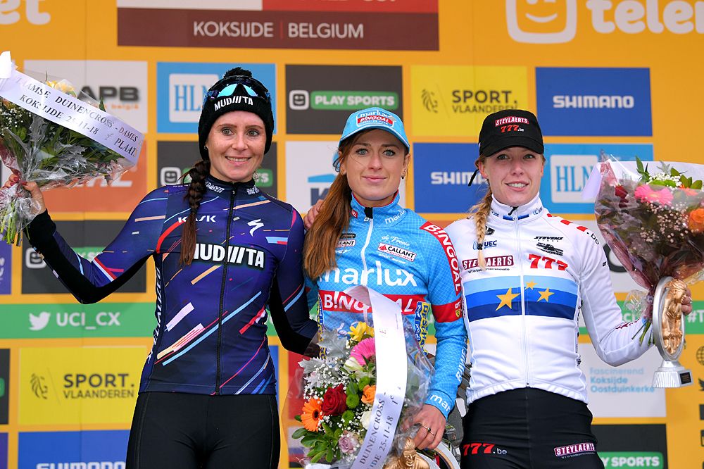 Denise Betsema (Marlux-Bingoal) wins Koksijde World Cup