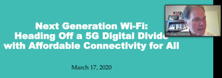 New America took a new tack on their planned 5G spectrum event