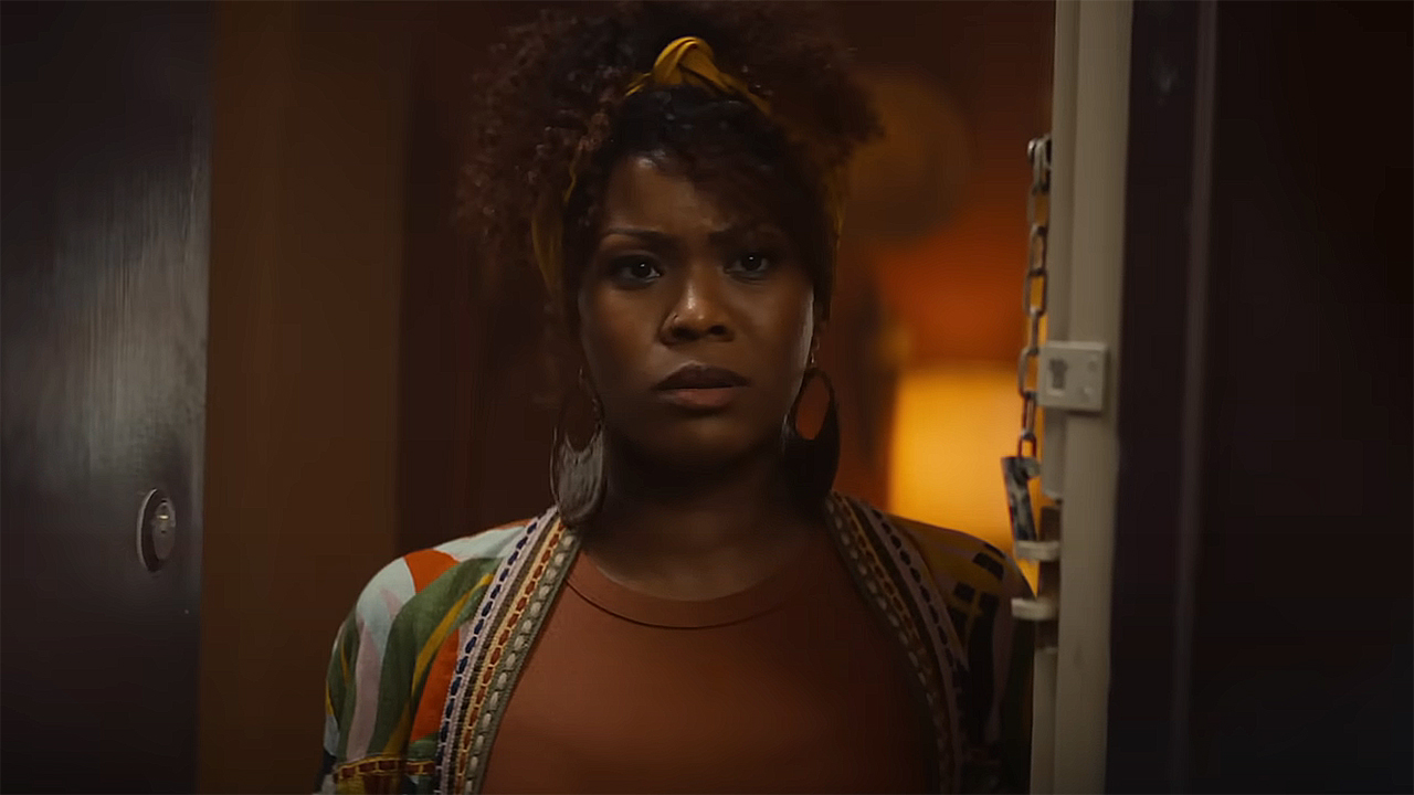 Ronnie Williams standing in a door way in Marvel's Ironheart TV show
