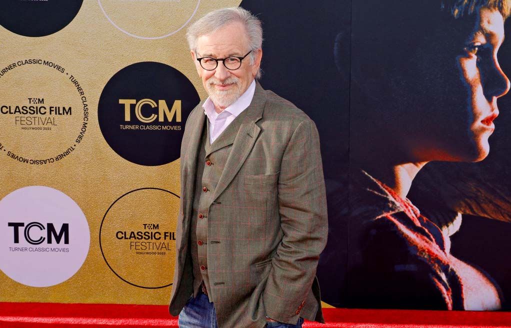 Stephen Spielberg at a 40th anniversary screening of his ‘ET: The Extra-Terrestrial’ during the 2022 TCM Classic Film Festival. 