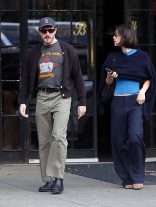 Gracie Abrams and boyfriend Paul Mescal in New York CIty.