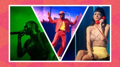 Little Simz, Tyler, The Creator and Lily Allen performing