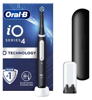 Oral-B iO4 Black Electric Toothbrush Designed By Braun