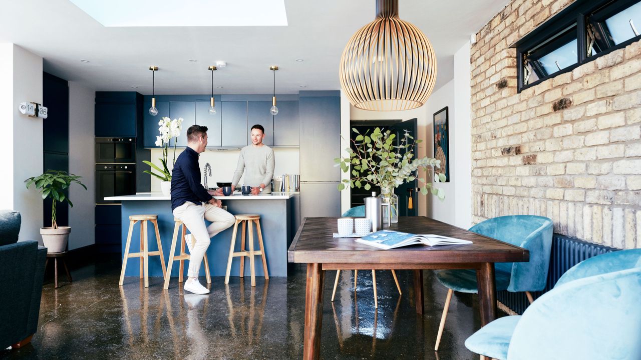 December 2019: Darran Heaney and Eoin Callaghan have transformed a terraced property in Dublin with an extension and blue colour theme