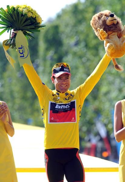 Cadel Evans (BMC) is the first Australian to win the Tour de France