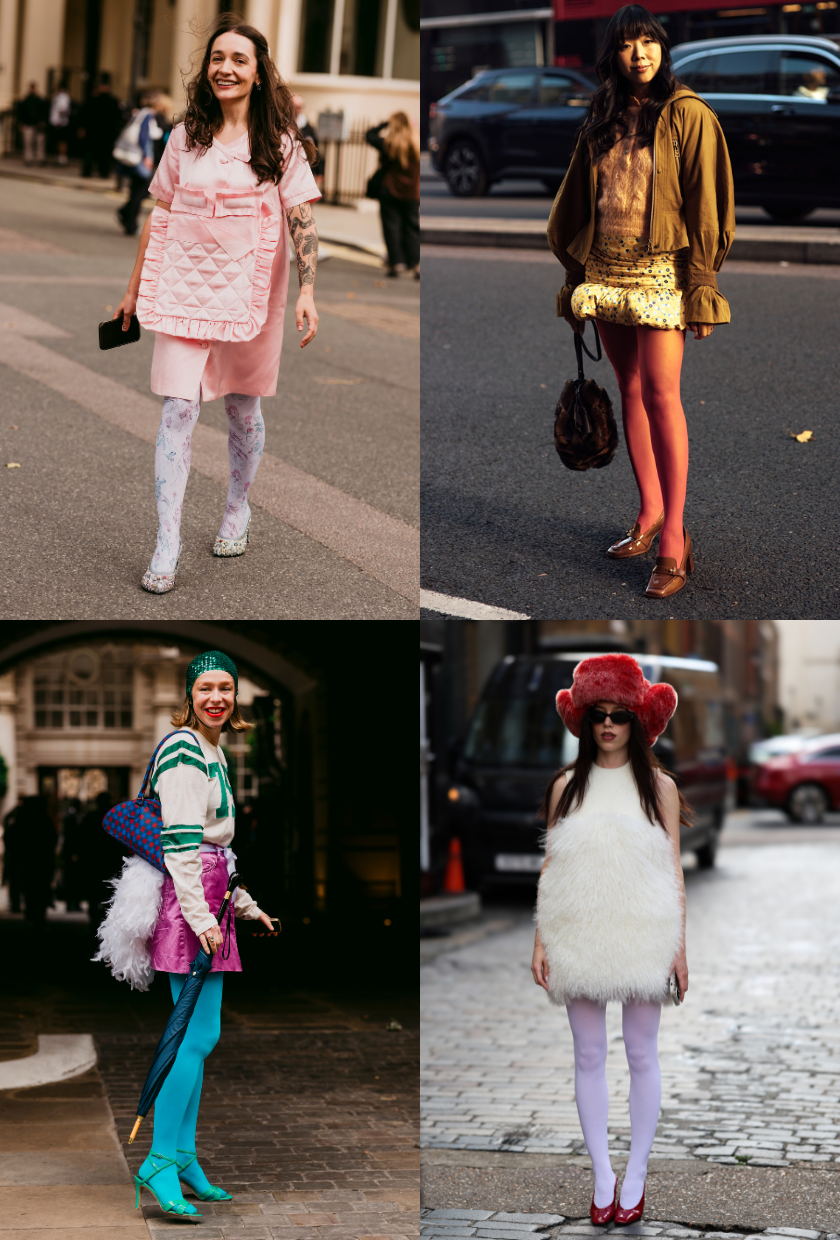 An image of the key street style trends at London Fashion Week September 2026.