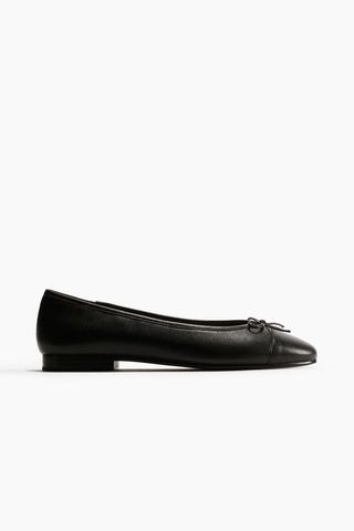 Leather Ballet Flats