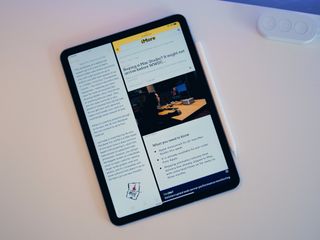 iPad Air 5 Safari And Notes